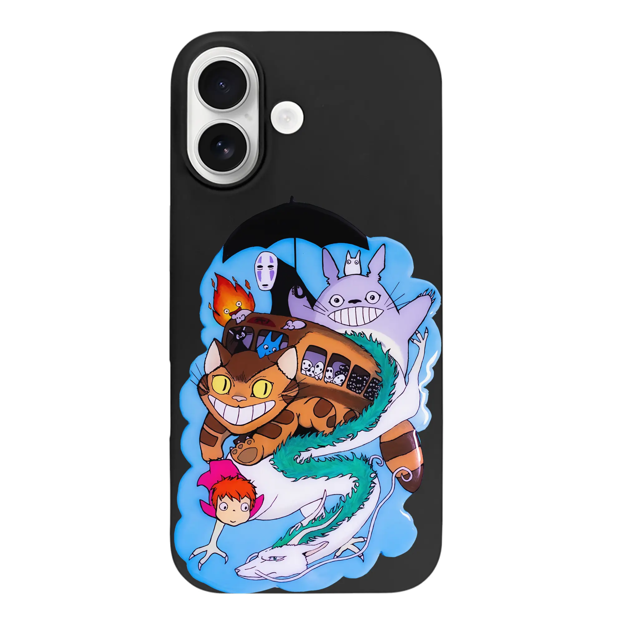 となりのトトロ グッズ トトロ - iPhone 17 シリーズ シリコンケース 薄型 耐衝撃 指紋防止 ソフトタッチカバー 精密フィット 傷防止 保護ケース iPhone 17/17 Air/17 Pro/17 Pro Max 対応